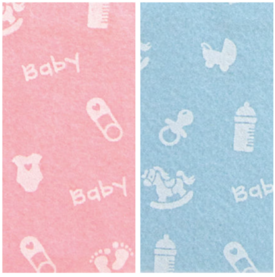 Vilt met Baby motief Vilt met Baby motief