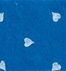 Midden Blauw Vilt met hartjes Bij vilt enzo