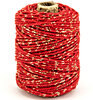 Twist Koord Lurex Rood-Goud Bij vilt enzo