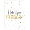 Cadeaukaart Hele Fijne Feestdagen Bij vilt enzo