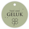 Cadeau Label Veel Geluk Bij vilt enzo
