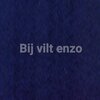 Wolvilt 20 x 30 cm Nacht Blauw