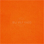 Acrylvilt meter Oranje Bij vilt enzo