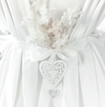 Deco hartje hout Bij vilt enzo