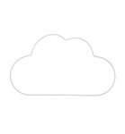 Metalen Ring Wolk Bij vilt enzo