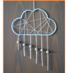 Metalen Ring Wolk Bij vilt enzo