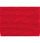 Gebreide stof met kabels Rood Bij vilt enzo