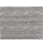 Gebreide Stof met kabel Grijs Bij vilt enzo