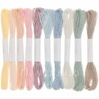 Borduurgaren set Pastel Bij vilt enzo