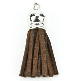 Kwastje - Tassel Suede look Bij vilt enzo