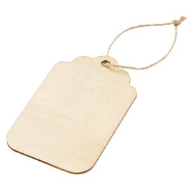 Houten Label 8 cm Bij vilt enzo