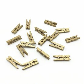 Mini Knijpers goud Bij vilt enzo