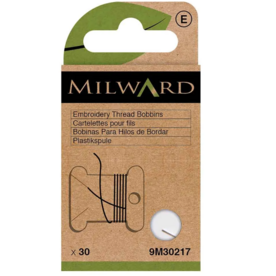 Wikkelkaartjes voor borduurgaren Bij vilt enzo