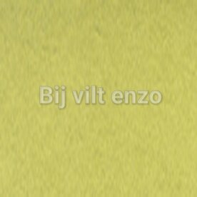 Wolvilt 20 x 30 cm Geelgroen