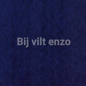 Wolvilt 20 x 30 cm Nacht Blauw
