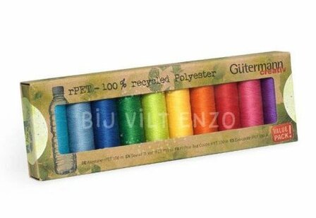 Gutermann naaigarenset rPet KLeurrijk Bij vilt enzo