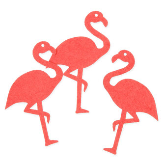 Vilt Flamingo Koraal Bij vilt enzoij vilt enzo