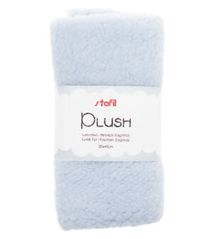 Lamsvel Plush stof Licht BlauwBij vilt enzo