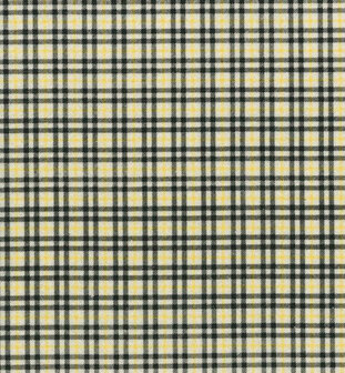 Vilt tartan ruit Zwart- Beige Bij vilt enzo