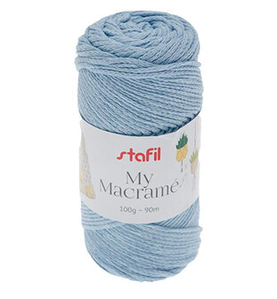 Macramegaren Yarn Baby Blauw Bij vilt enzo