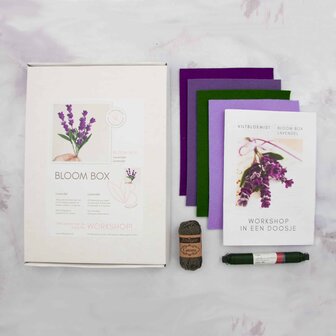 Bloom Box Lavendel Bij vilt enzo