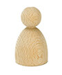 houten figuur - kegel 48 x 80 mm Bij vilt enzo