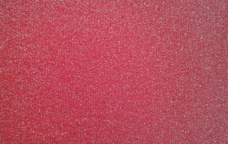 Lapje Glittervilt Rood Bij vilt enzo