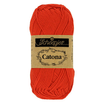 Scheepjes Catona 390 Poppy Rose Bij vilt enzo