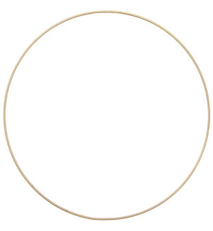 Goud kleurige metalen Ring 25 cm Bij vilt enzo