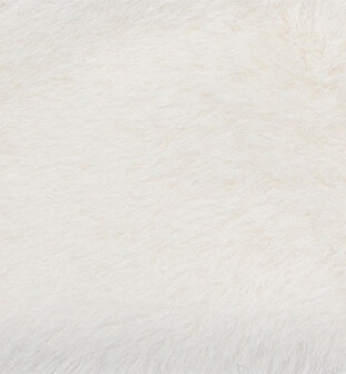 Soft Plush off White Bij vilt enzo