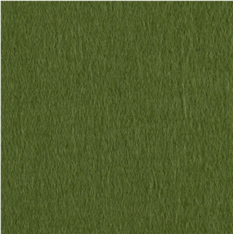 Vilt lapje A4 Mosgroen - polyester - Bij vilt enzo