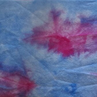 Sprookjesvilt Blauw Roze Wit Bij vilt enzo
