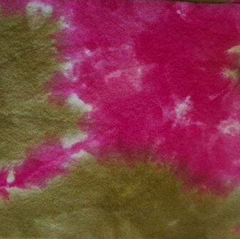 Sprookjesvilt Fuchsia Groen Bij vilt enzo
