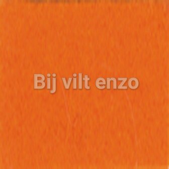 Wolvilt 20 x 30 Oranje