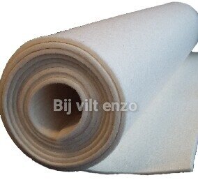 3 mm dik wol vilt wit