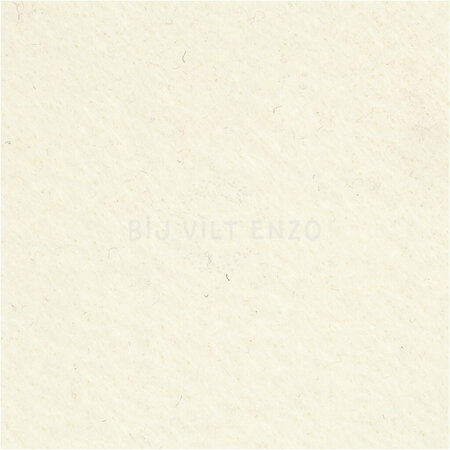 Knutselvilt Lapje Ecru Bij vilt enzo