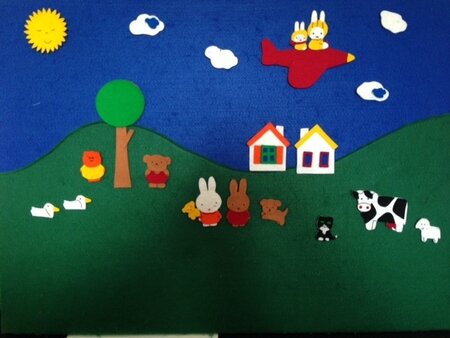 Vilt bord - Viltinspiratie Bij vilt enzo