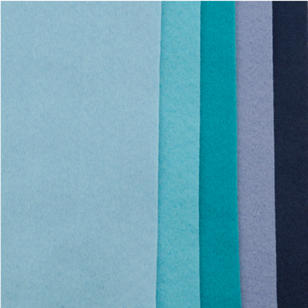 Voordelig Viltpakket 3 Blauw Bij vilt enzo