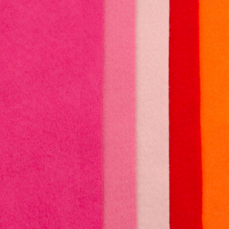 Viltpakket 5 Roze Bij vilt enzo