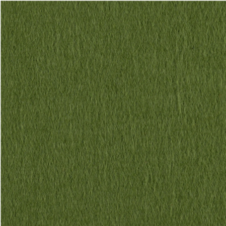 Vilt lapje A4 Mosgroen - polyester - Bij vilt enzo