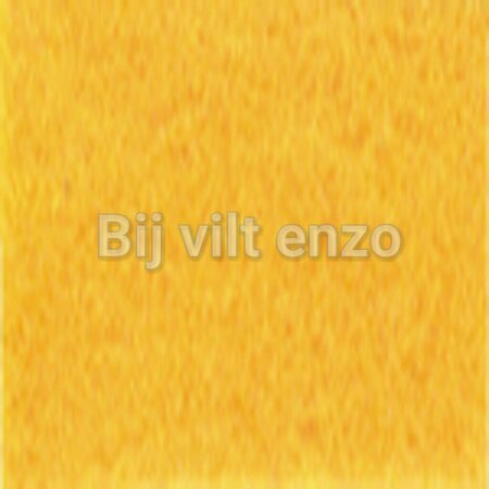 Wolvilt 20 x 30 cm Zonnegeel