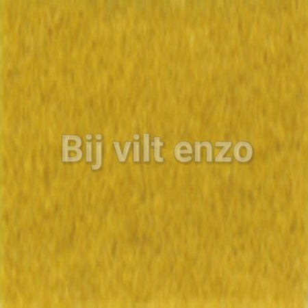 wolvilt 20 x 30 cm Mosterdgeel