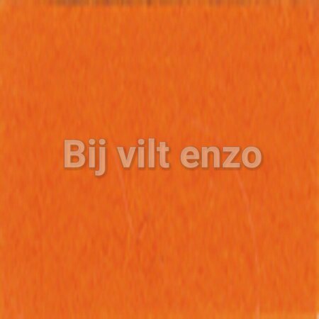 Wolvilt 20 x 30 Oranje