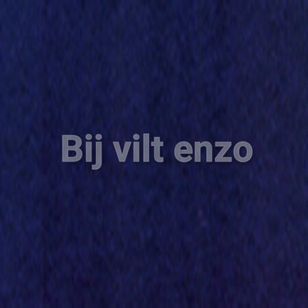 Wolvilt 20 x 30 cm Nacht Blauw
