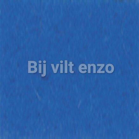 Wolvilt 20 x 30 cm Koningsblauw