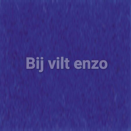 Wolvilt 20 x 30 cm Blauw