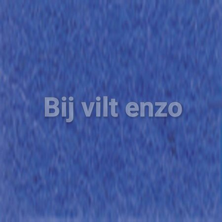 Wolvilt 20 x 30 cm Midden Blauw