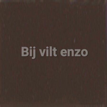 Wolvilt 20 x 30 cm Donker Bruin