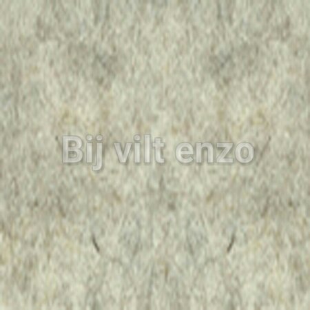Wolvilt 20 x 30 cm Gem&ecirc;leerd Licht Beige