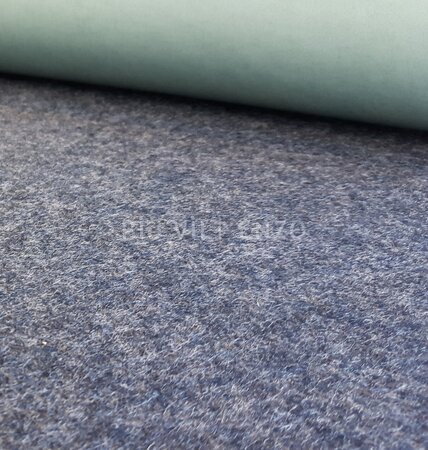 Zelfklevend vilt donker grijs gem Bij vilt enzo